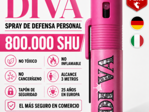 DIVA – SPRAY PIMIENTA Rosado 15 ml ( made Alemania estilo Italiano) Aut. Sucamec