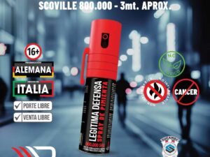 🌶️ Gas Pimienta – Defensa Personal Diseñado en Italia. Fabricado en Alemania. Calidad europea comprobada.